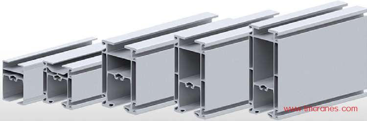 工業用鋁合金軌道 鋁制KBK導軌 組合式起重機eepos型滑軌