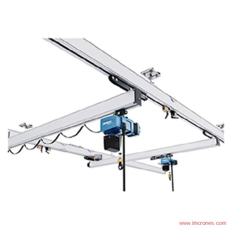 鋁制導軌雙梁工位吊機 輕型高強度KBK鋁合金軌道組合式起重機