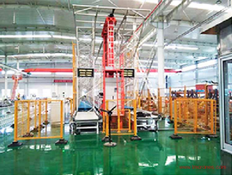 鋁合金軌道起重機應用